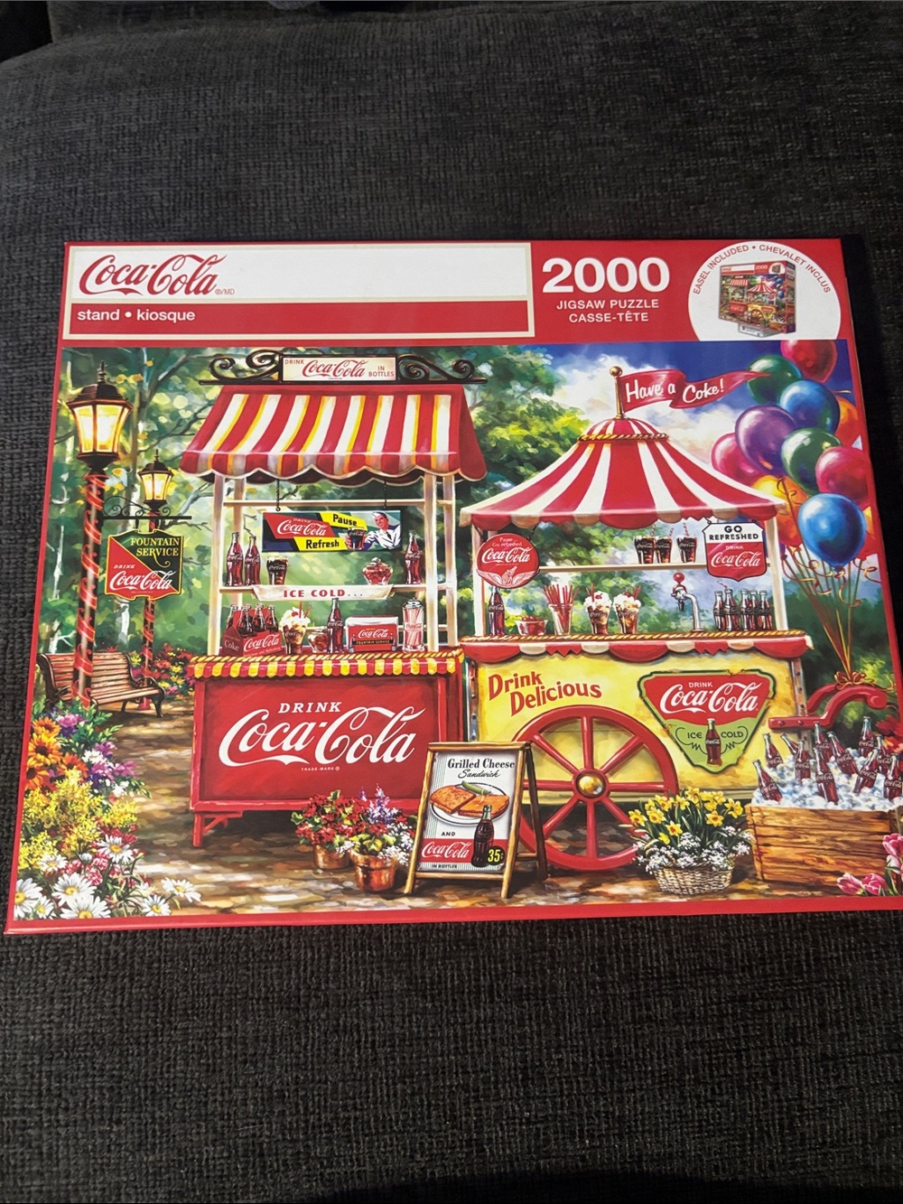 Coca-Cola Red and Yellow Festival Stand Jigsaw Puzzle
